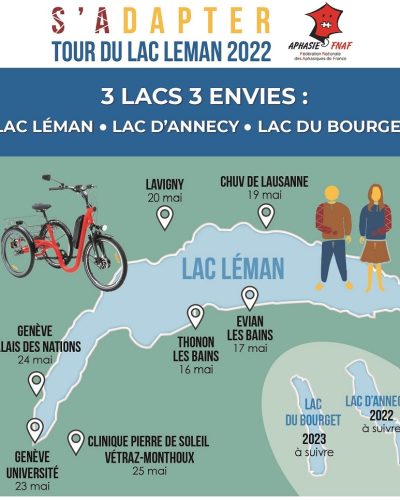 Projet "3 Lacs, 3 Envies" créé par Elise et Louis via leur association "S'Adapter"